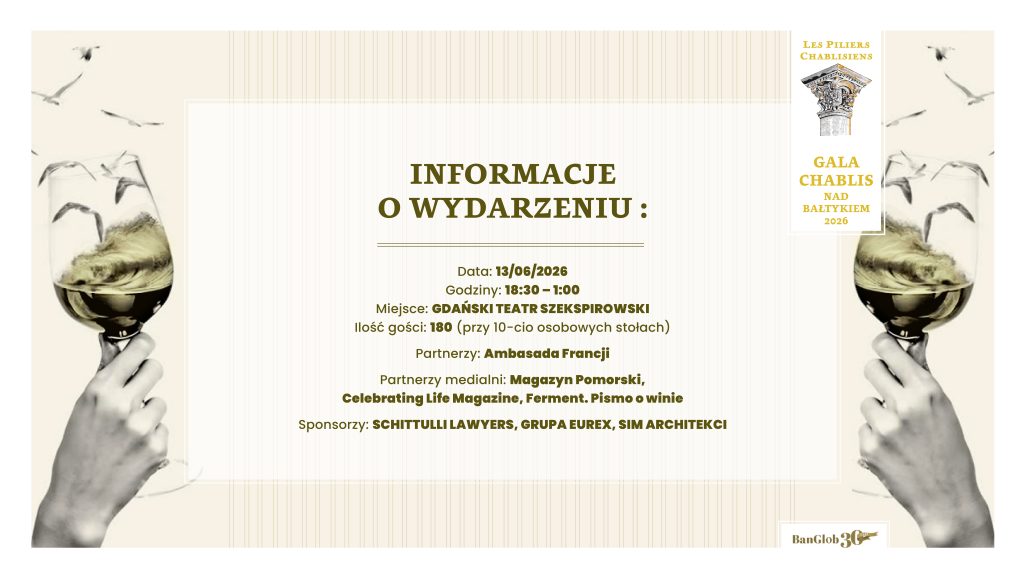 Gala Chablis nad Bałtykiem 13-06-2026 Gdańsk_ PREZENTACJA